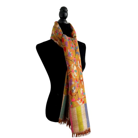 One of a kind shawl ! Gift ideas ! Pure cashmere wrap ! Handmade cashmere shawl - Picture 4 of 9